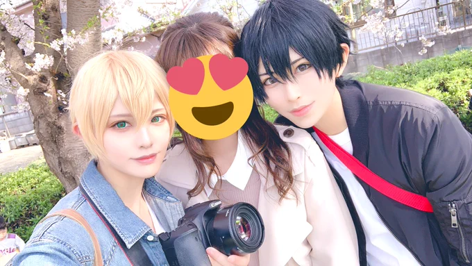【SAOコス写】電気街まつり衣装のユジキリで桜撮影楽しんできたよ〜屋台の肉食べまくったので今日は肉食系だったいをさんユジキリと夢撮影する為にヘアセットしてきたのほんと可愛くて大好き満開の桜に埋もれて素敵なエモエモ写真沢山撮ってもらったので大満足です 