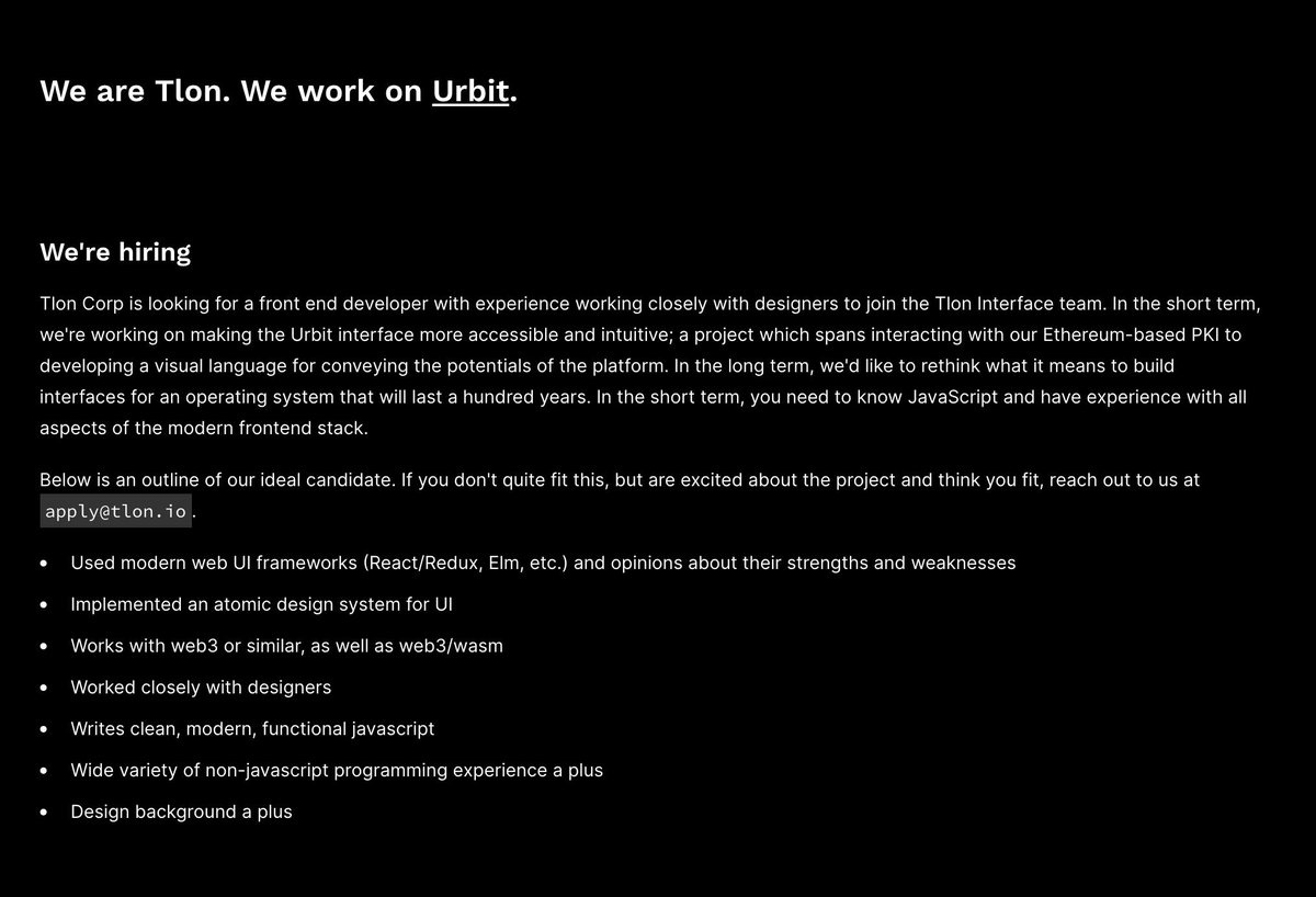 The name of the company is Tlon. "Tlön, Uqbar, Orbis Tertius" is a short story by the 20th-century Argentine writer Jorge Luis Borges. The story was first published in the Argentine journal Sur, May 1940:  https://twitter.com/yungdeleuze/status/1113963403821879297
