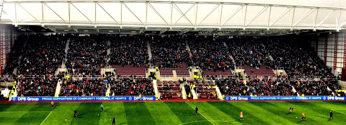 DPSLocalHeroes's tweet photo. It’s the Edinburgh derby at Tynecastle today. We are proud supporters of @heartscoaching &amp; @bighearts! https://t.co/oh1tfI5BV5