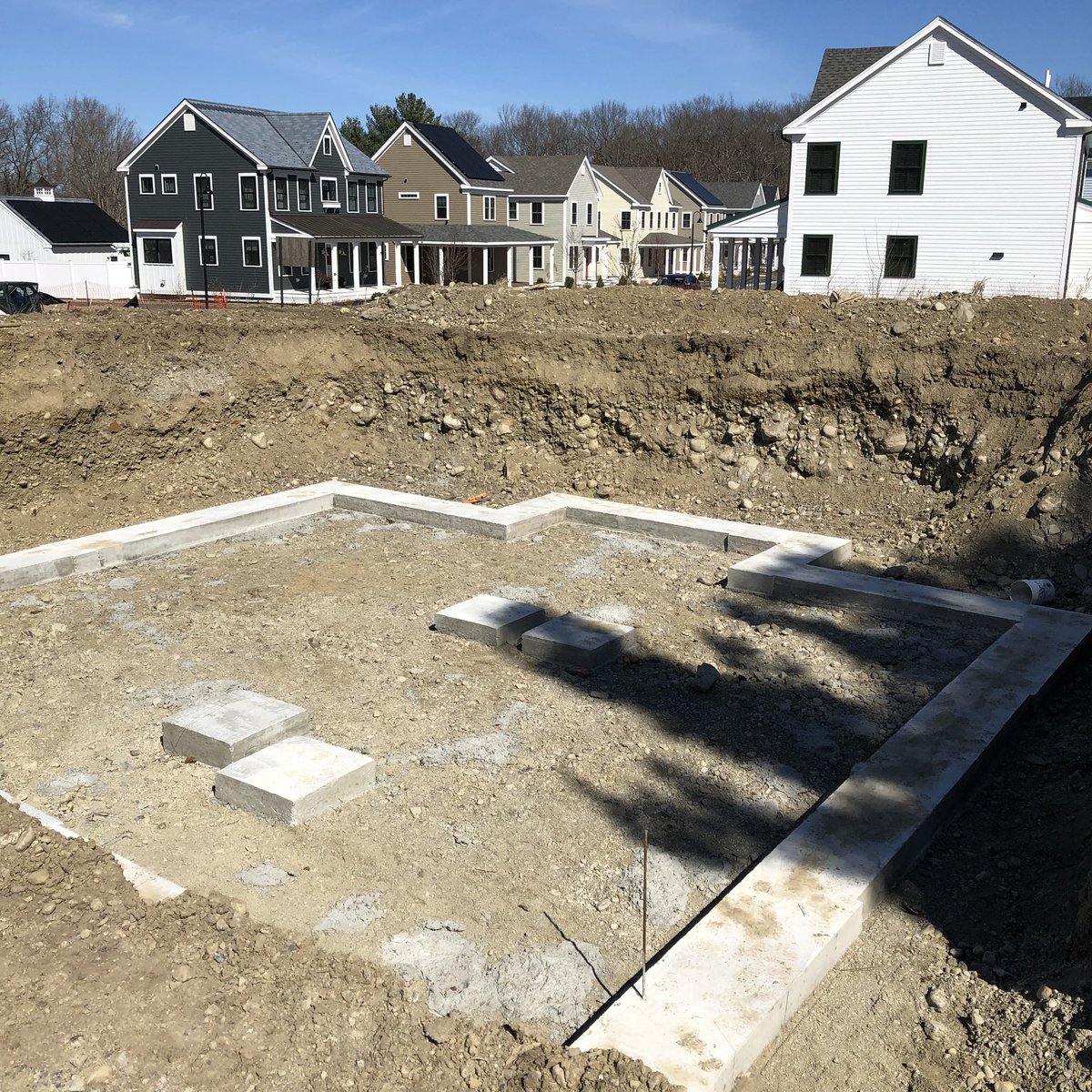 Footings are in for our 1st Epitome foundation to go in. #constructiontechnology #buildinggreen #buildinghealthy #energyefficiency #homeenvelope #epitomefoundations #compositefoundations #NOWCommunities #UnionStudioArch <a href="/KnoxRETeam/">KnoxRETeam</a>  <a href="/unionstudioarch/">UNION</a>