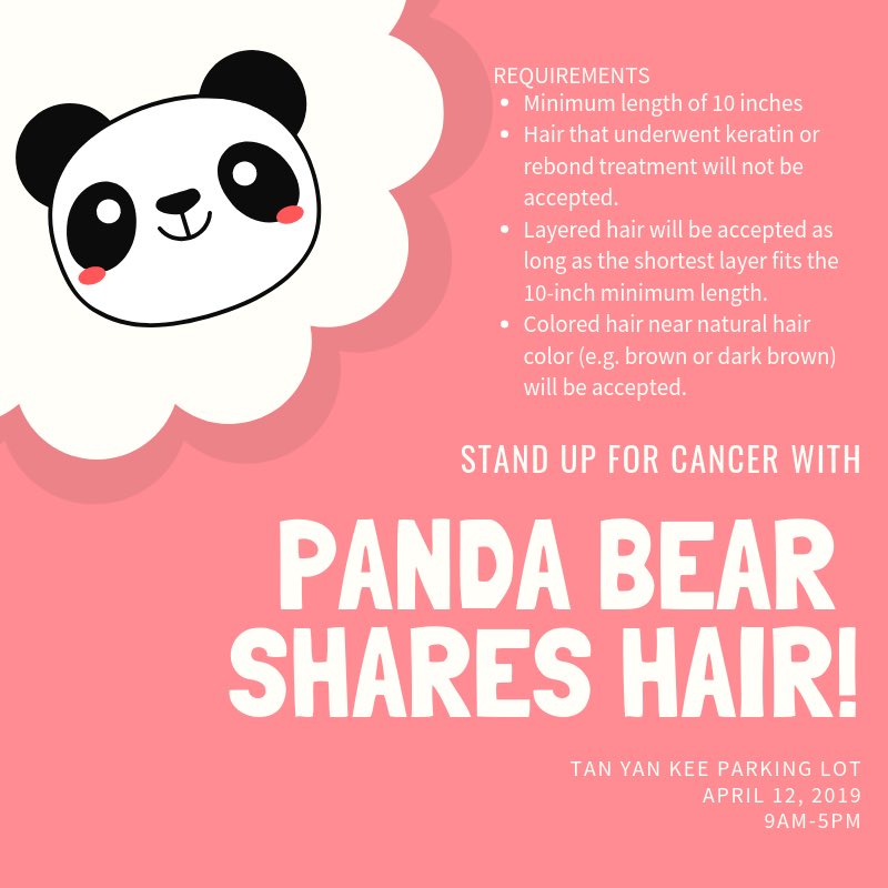 scarletcentral's tweet photo. experiencing hair loss.
Dont miss this opportunity to help the people in need. Share your hair, show that you care! 🐼
#DoItWithSCARLET
#PandaBearSharesHair
https://t.co/MobpXUOpiy https://t.co/mihcCo830g
