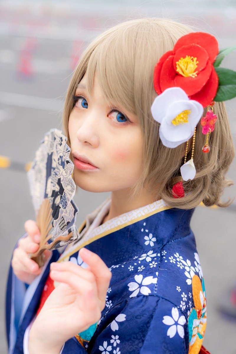 okitaeri_cos's tweet photo. Love Live Sunshine 

渡辺曜／晴れ着

Photo by 
1-2：Osamuさん @Osa_myu_35 
3：そば茶さん @soba_tee 
とても綺麗に撮って頂きありがとうございました!!✨✨😊
#AnimeJapan2019 #cosplay #lovelive_sunshine https://t.co/VqxnnFC14U