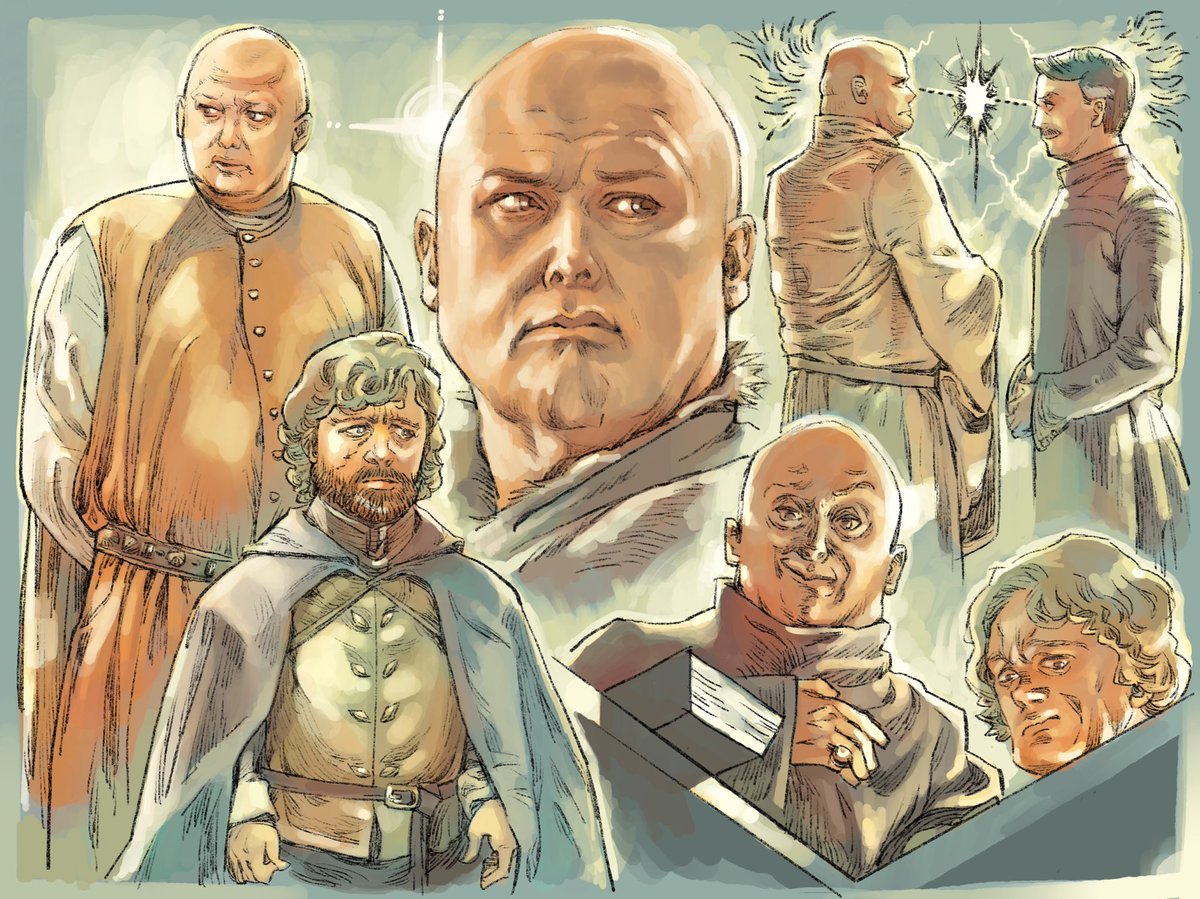 エムニ בטוויטר ヴァリス とティリオン A まさかの いい人 すき ゲームオブスローンズ Procreate Gameofthrones Forthethrone Varys