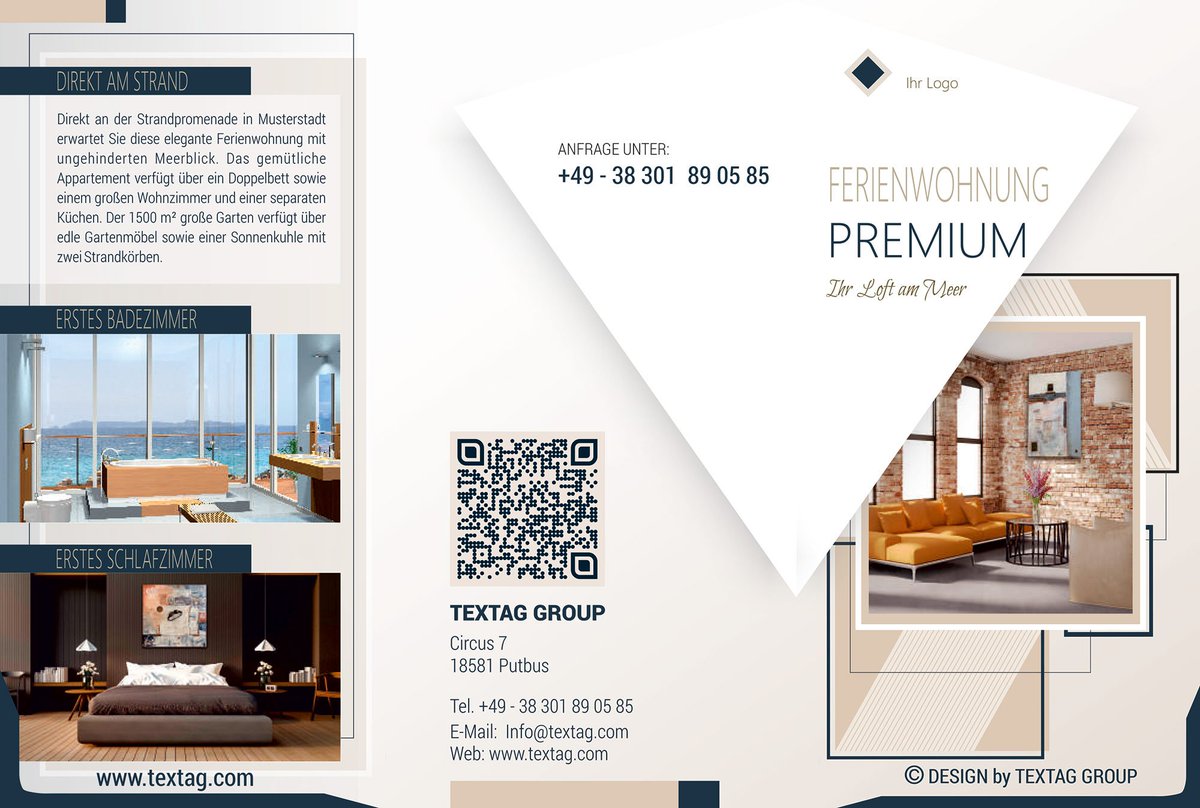 Hotelmarketing Jetzt Extravagante Flyer Vorlage Fur Ferienwohnungen Loft Flyer 6 Seitig Wickelfalz Din Lang T Co Cdilzpztoj T Co 7umvo2khuv