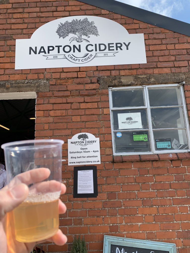 RavencroftCider's tweet photo. Great to meet @naptoncidery today, lovely cider/Perry and great set up. I will be enjoying a few when I get home later https://t.co/dF7y9aEZQn