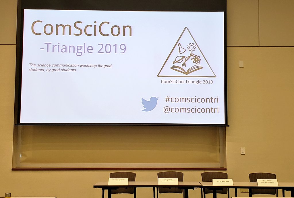 WellnessPolicy's tweet image. Getting ready to talk about science policy and controversy at @comscicontri. Great to see all the students that showed up bright and early on a Saturday morning! #comscicontri