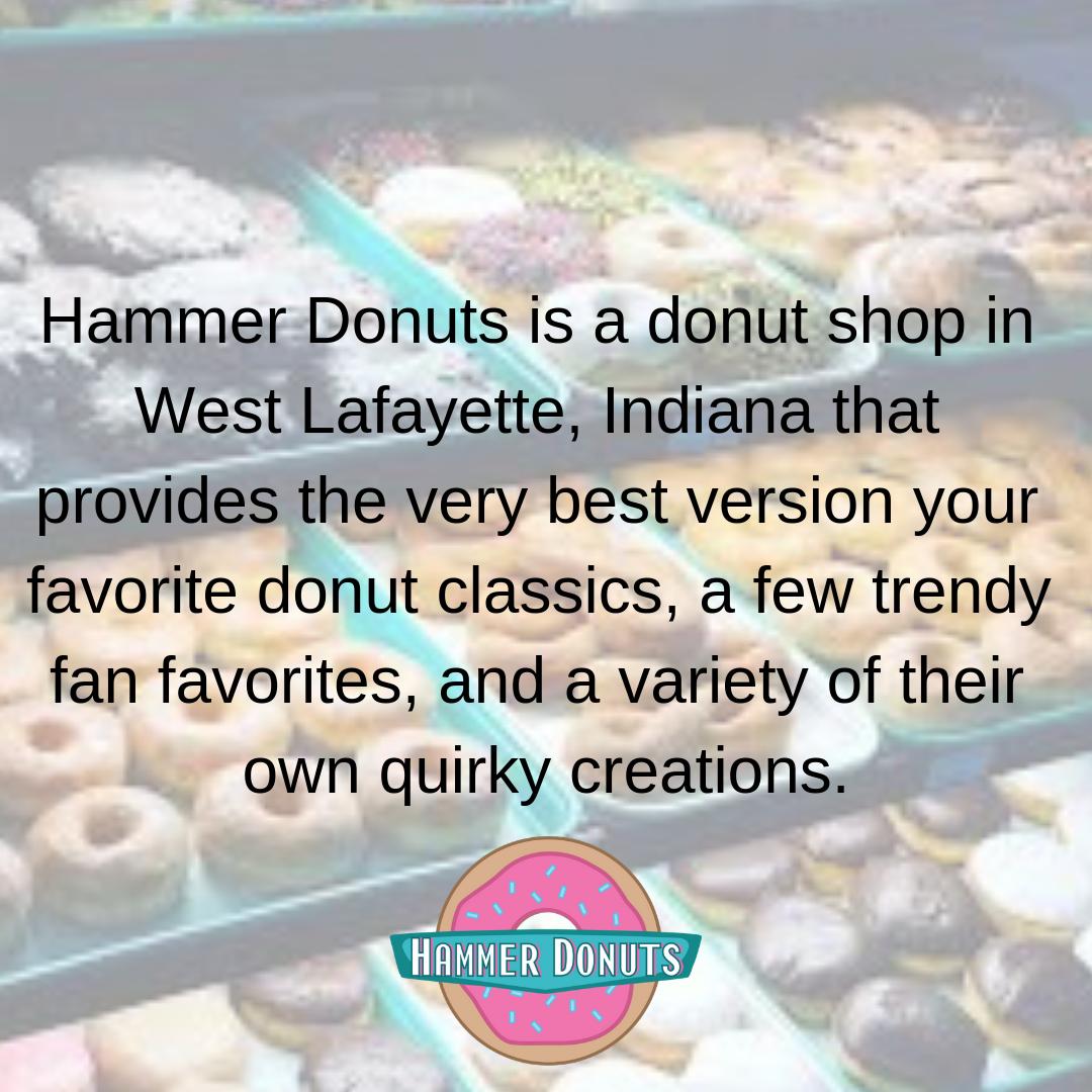 PurdueSales's tweet photo. Happy Saturday everyone! We'd like to start off the day by giving a huge thanks to our friends at Hammer Donuts for supporting the Boiler Sales Scholarship Auction with a gold level sponsorship!
Their donation will provide scholarships for current and future sales students! https://t.co/rVAJJ1sjg9