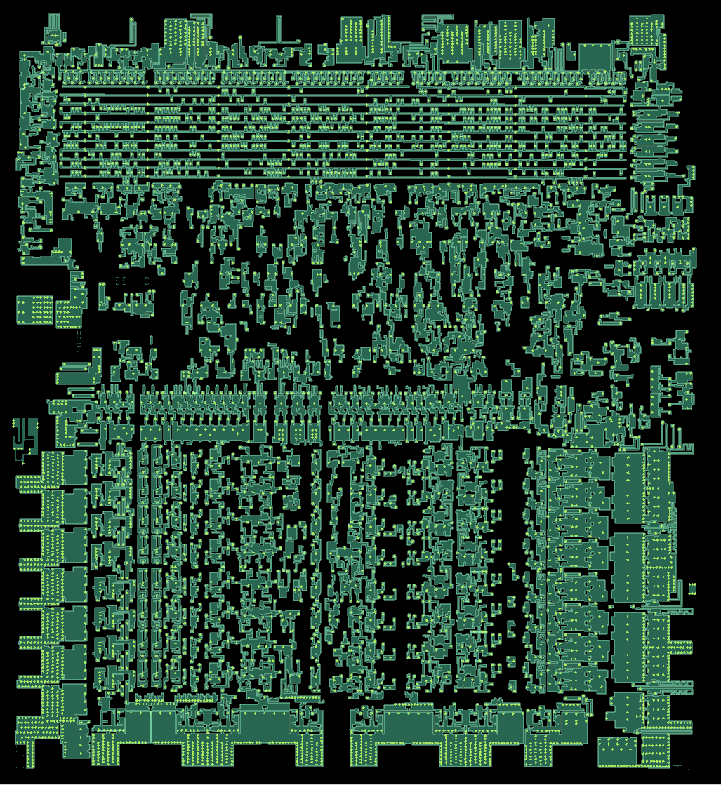 mathlottie's tweet photo. So probably for me art is a 6502 in its original hand drawn layers, and then many years later put back together in all it's transistor switching in the https://t.co/72JJgTk5sB  #6502 #FPGA #cpu #8bit #rubylith #atari #c64 #apple https://t.co/tRA7XtgNrA