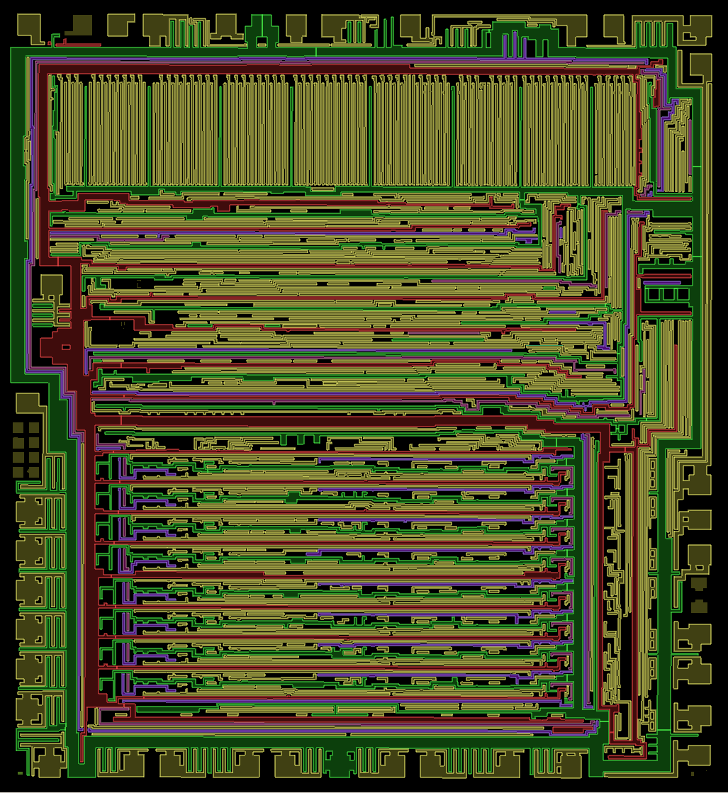 mathlottie's tweet photo. So probably for me art is a 6502 in its original hand drawn layers, and then many years later put back together in all it's transistor switching in the https://t.co/72JJgTk5sB  #6502 #FPGA #cpu #8bit #rubylith #atari #c64 #apple https://t.co/tRA7XtgNrA