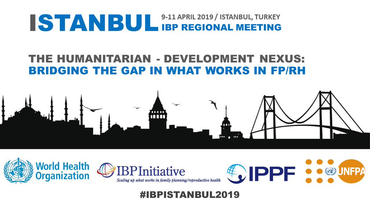 Ready for the #IBPIstanbul2019 Partners Meeting! Looking forward to hearing from partners working to bridge the gap in #FamilyPlanning and #SRHR across the #humanitarian #development nexus Thanks to <a href="/UNFPA_Supplies/">UNFPA Supplies</a> <a href="/unfpaeecaro/">UNFPA in Eastern Europe & Central Asia</a> and <a href="/ippf/">IPPF Global</a> for your support!