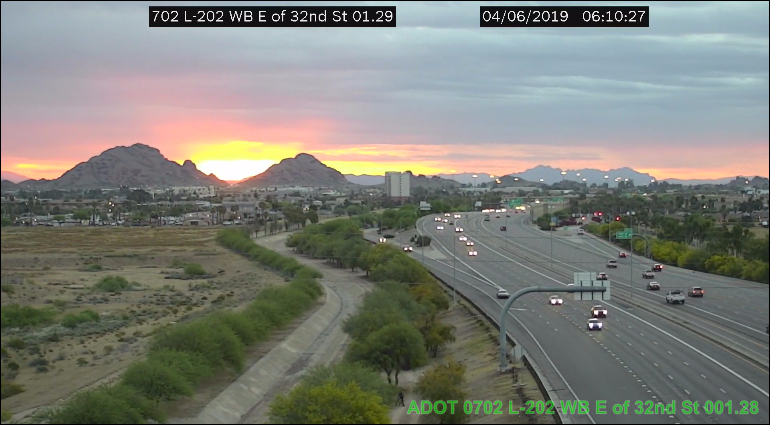 ArizonaDOT's tweet photo. Nothing beats an Arizona sunrise! https://t.co/yrHZc4CqQ0