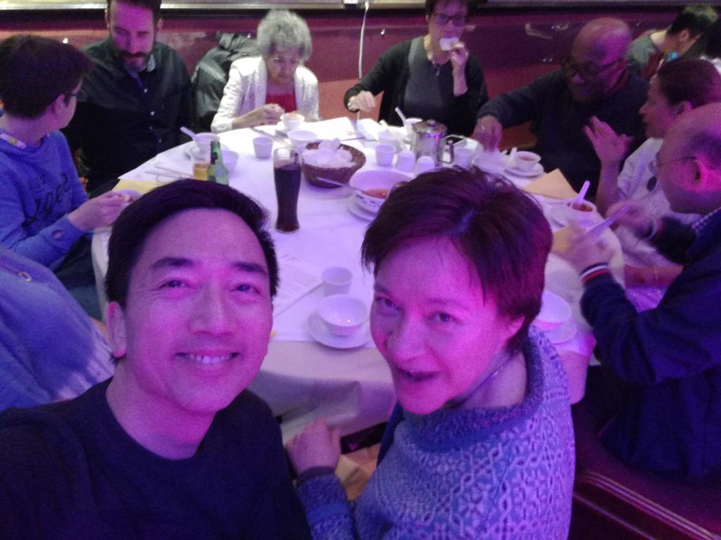 Thanks <a href="/KumikoMendl/">Kumiko Mendl</a> for coming to the last performance of this part of <a href="/on_the_wire_/">From Shore to Shore</a> FromShoreToShore.co.uk tour 🤗😘🙌 <a href="/BirminghamRep/">The Rep</a> @yellowearthuk ❤️🙇😃