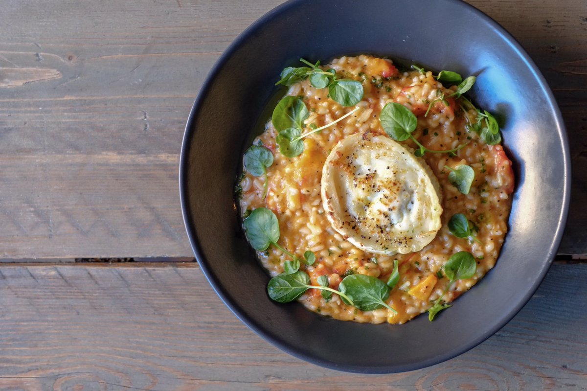 herringboneNB's tweet photo. Nothing quite says comfort food like our pumpkin risotto with grilled goats cheese and roasted tomatoes
#Food #Foodie #Foodphotography #Risotto #Healthy #food52 #EastLothian #Foodbloggers #Seasode #Wine #Grapes https://t.co/qxsg28iAB6
