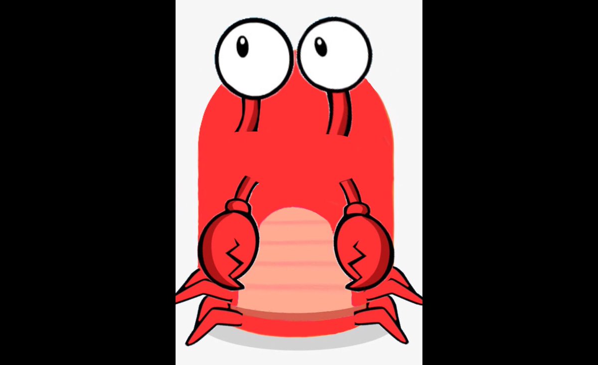 onininja1's tweet photo. Tried making a crab critter @rocketsnail https://t.co/znVgGf78hC