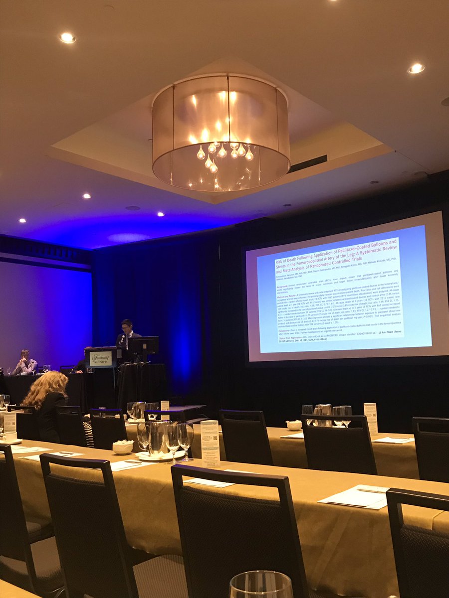UofTVascular's tweet photo. Dr KT Tan from @PMunkCardiacCtr @UHN discusses paclitaxel controversy at Winnipeg Vascular &amp; Endovascular Symposium https://t.co/UU3Yygq0wT