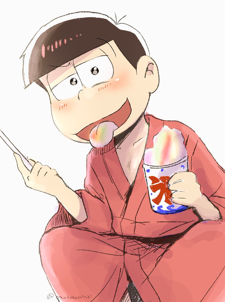 オモコホ Sur Twitter しま松ファンアート 浴衣 おそ松 見て見て