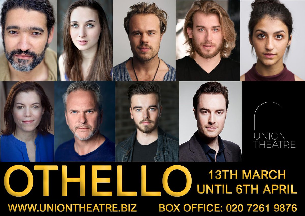 Classics2019's tweet image. Wishing our fabulous OTHELLO cast and creatives a memorable and wonderful last night tonight over @TheUnionTheatre. They deserve all the stars and the 2 @OffWestEndCom nominations.  A truly brilliant, talented team. Xx