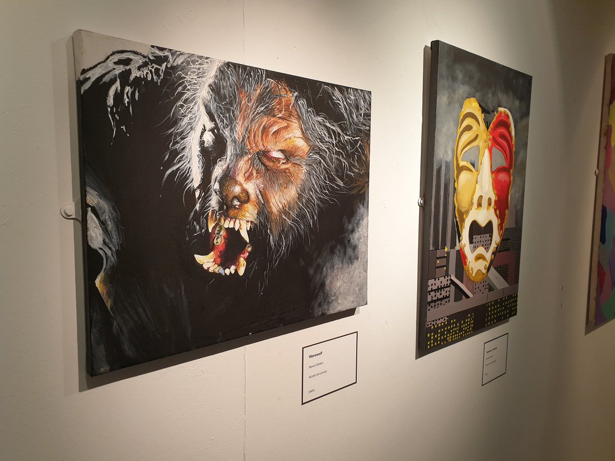 We're at <a href="/warringtonmus/">Warrington Museum & Art Gallery</a> with <a href="/ArtWarringtonVR/">WarringtonArtsDept</a> viewing the  NOW / fear of the unknown exhibition from our Level 3 and HNC students. Incredibly proud. A really strong mix of media and styles.