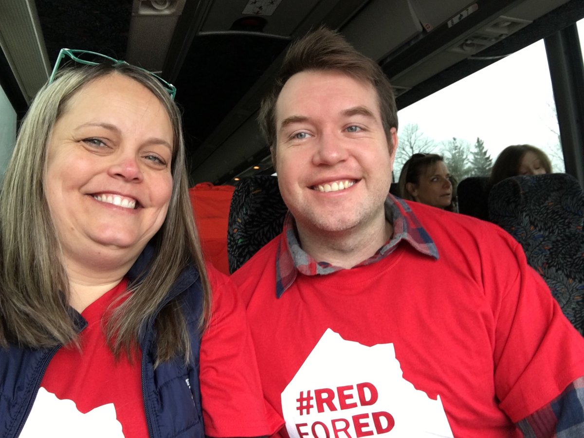 Off to Queens Park ⁦<a href="/fordnation/">Doug Ford</a>⁩ #NoCutsToEducation #onpoli