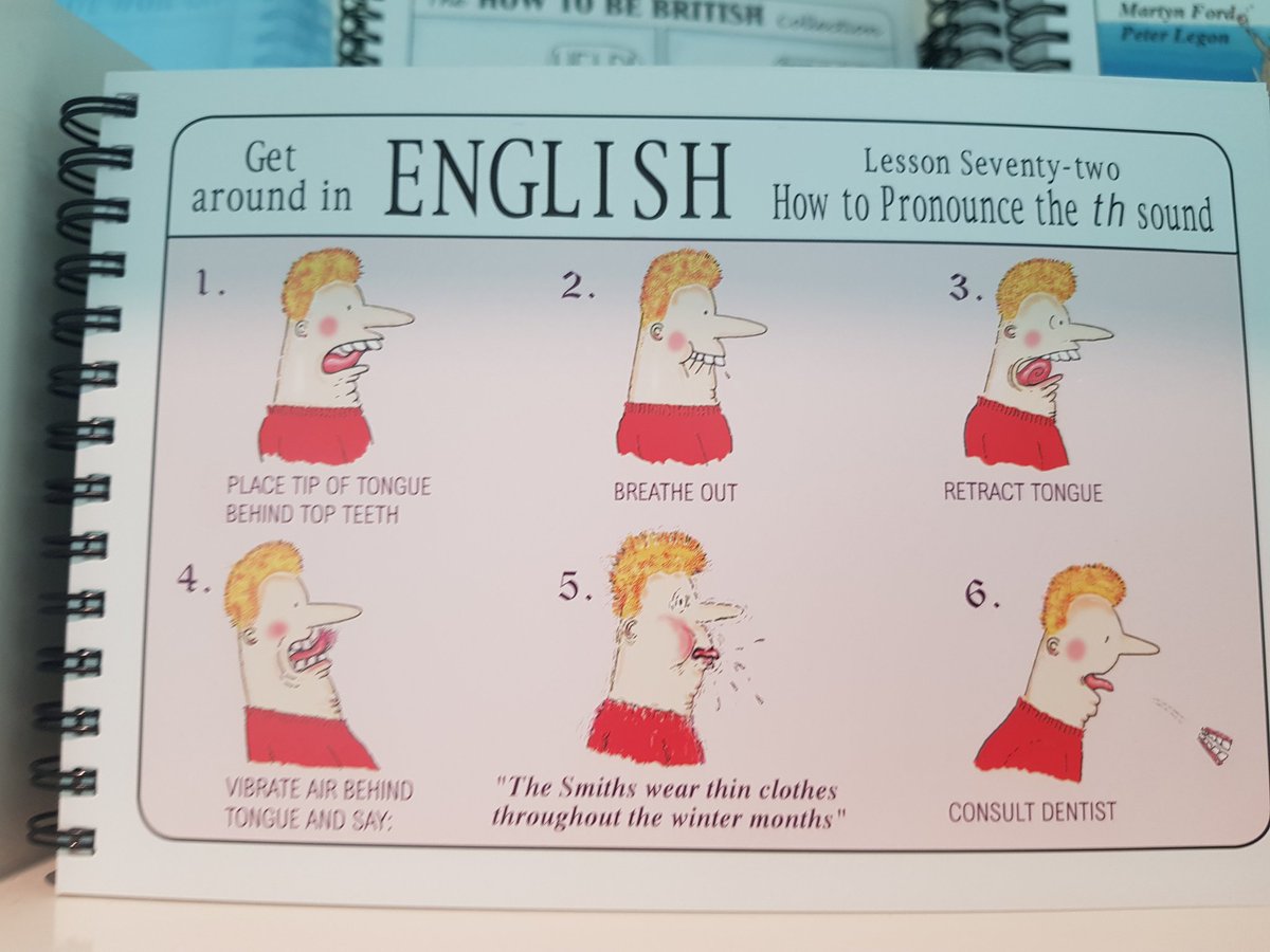 うちゃか در توییتر 英国人のなり方シリーズと英語の発音集 写真はth シリーズおもしろい 日本にもこういうのあるのかな