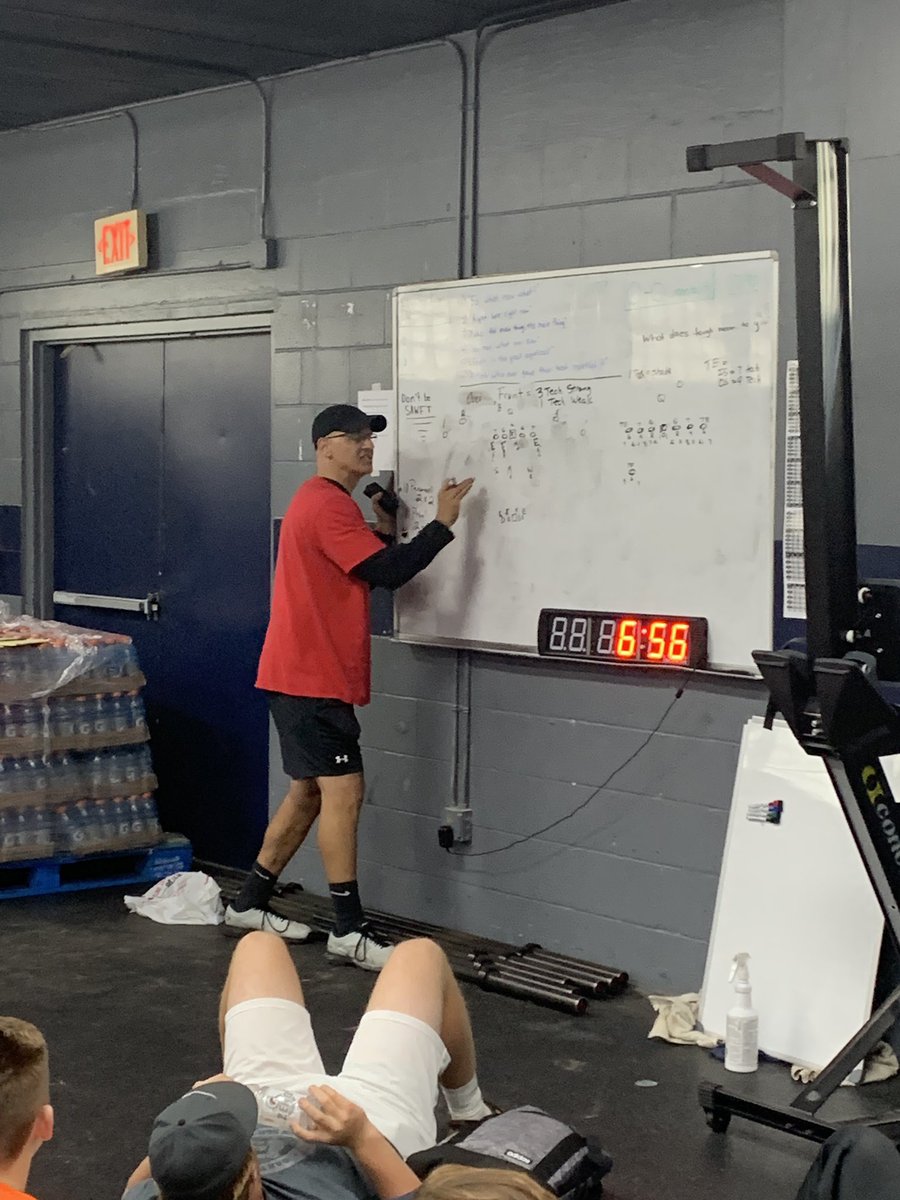 6pointsjax's tweet photo. Coach Raulerson educating our QBโs in the classroom! #6Points #DontFlinch #QBLife #CompleteQB https://t.co/7h08BhPVcc