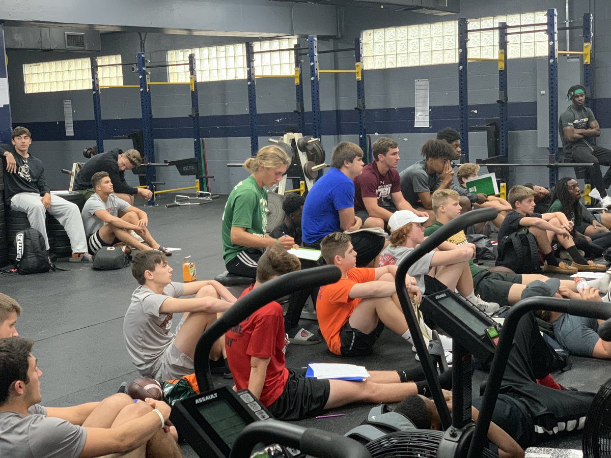 6pointsjax's tweet photo. Coach Raulerson educating our QBโs in the classroom! #6Points #DontFlinch #QBLife #CompleteQB https://t.co/7h08BhPVcc