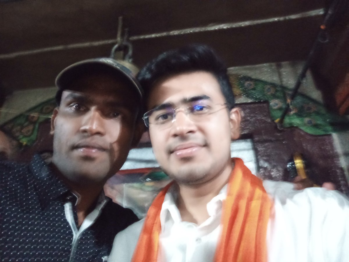 Ravinarayanarn's tweet photo. Congrats for our young ad energit bjp🌷 candidate from bangalore south for lok sabha elections. https://t.co/o806o1RmxV