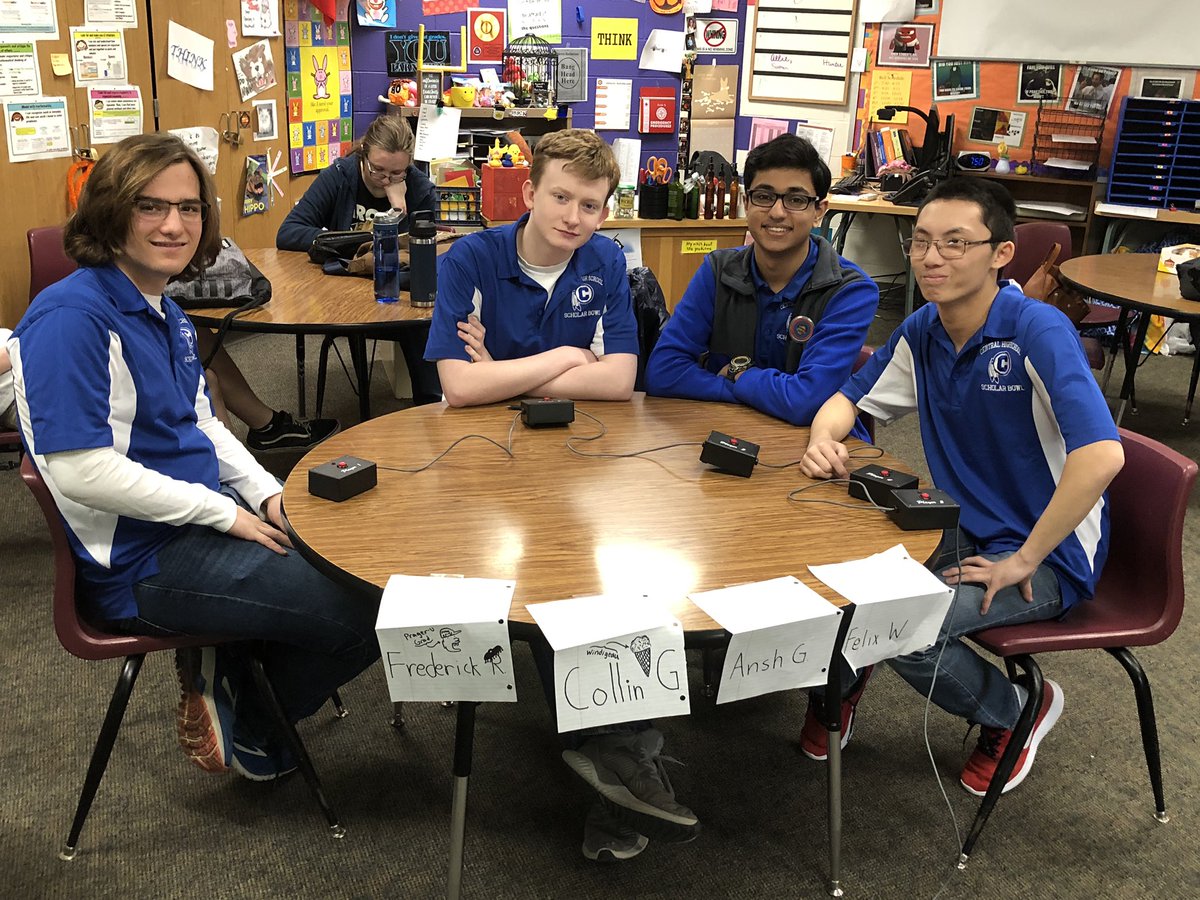 CHS_ScholarBowl's tweet photo. βWeβre fit, swole, and ready to bowl!β
-Captain Collin Gentry
District Tournament Today!!
#RoadtoStateBegins https://t.co/KJFCHGJyGC