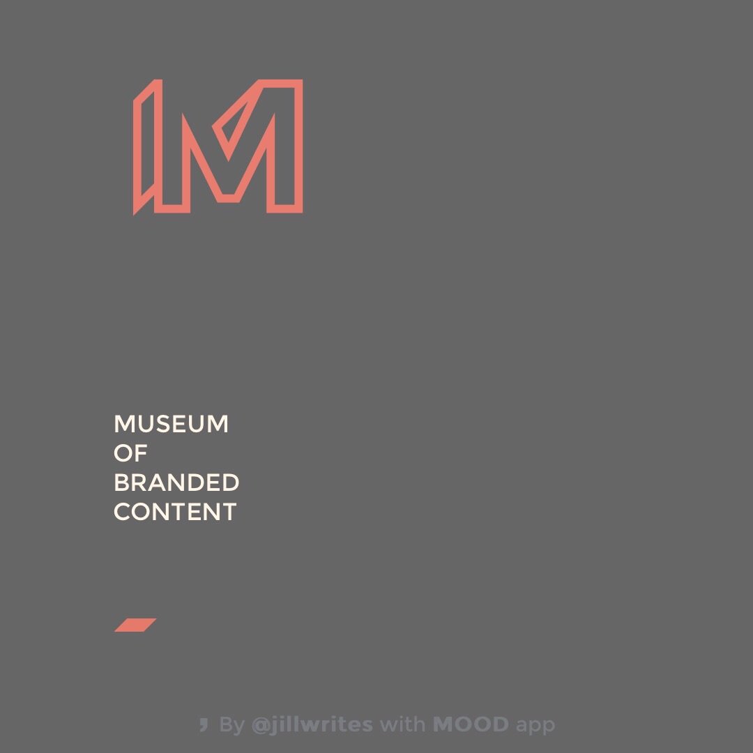 coolkidsawake's tweet photo. MUSEUM
OF
BRANDED
CONTENT

#museumofbrandedcontent

#coolkidsawakeallnight #jadedandbemused #iphoneography #socialmediaart

https://t.co/xAXlUmC6qv https://t.co/96zMAfeCxY