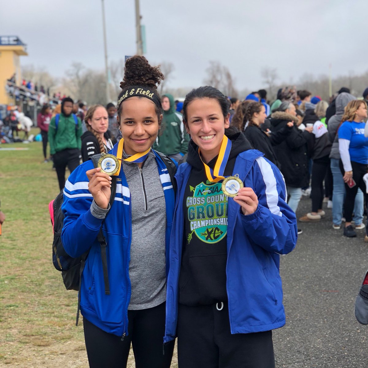 Update from the Buena Relays:

Arianna Smith &amp; Hanna Johnston won the D1 2x400 relay running a 2:14.87!!  Congrats ladies and great job!!!! 🦅🏃‍♀️