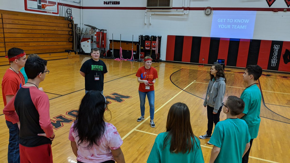THenryNicholson's tweet photo. Our last spring camp of the year is underway at @McCombLocal! #RedShirtSZN #MathCamp2019 @BGSU_CTM @DoctorMatHney https://t.co/mQAfhD2bng