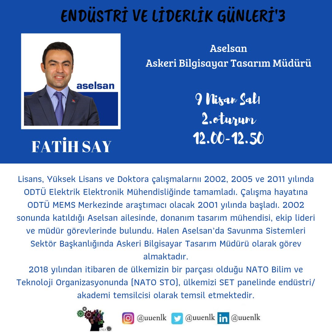 Endüstri ve Liderlik Kulübü (@uuenlk) on Twitter photo 