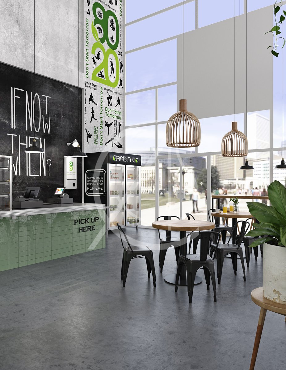 Jessymesic's tweet photo. The industrial design healthy restaurant is #minimalist simple and inviting, perfectly mirroring the branding, which advocates a no-nonsense, practical and sustainable approach to healthy eating.
https://t.co/2FmZvNI7Xn …
#مطاعم_الرياض #مطاعم_الدمام #ديكور_مطعم https://t.co/LqAoa8TWU4