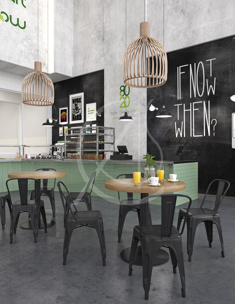 Jessymesic's tweet photo. The industrial design healthy restaurant is #minimalist simple and inviting, perfectly mirroring the branding, which advocates a no-nonsense, practical and sustainable approach to healthy eating.
https://t.co/2FmZvNI7Xn …
#مطاعم_الرياض #مطاعم_الدمام #ديكور_مطعم https://t.co/LqAoa8TWU4
