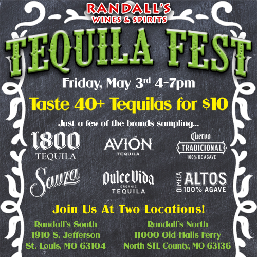 Randalls_Wine's tweet photo. Taste 40+ Tequilas for $10! Sample brands like 1800, Cuervo, Herradura, Cazadores & MORE! #funinSTL #thingstodoinSTL #tequilasamples #thingstodo #tequila #tequilashots #tequilatime #tequilas #tequilalover #tequilacocktails #tequilafest #tequilalife https://t.co/Tg2kg1Q8zn https://t.co/23PZNd4DQ5