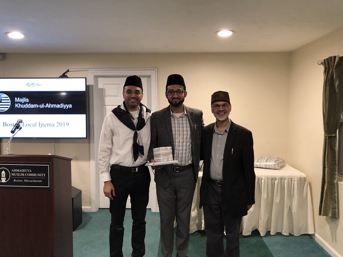 MKA_Boston's tweet image. Delighted to have Regional Missionary, Imam Salman Tariq Sahib with us on the occasion of Khuddam Ijtema 2019. #Boston
