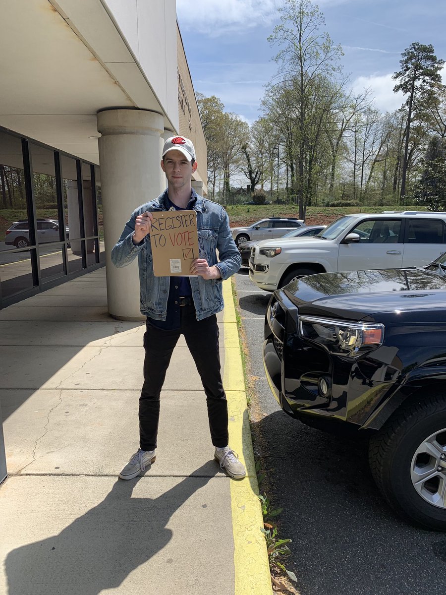 Sam_sterling_91's tweet image. 🗣EXCUSE ME ARE YOU REGISTERED TO VOTE AT YOUR CURRENT ADDRESS? #NC09 #FieldFun