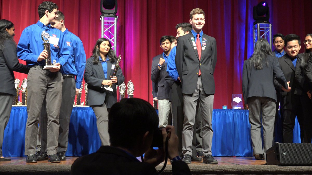 dr_ywong's tweet photo. Congrats to Ben Armentrout, Jonathan Page, Suraj Upadhya, Thomas Ross, Troy Boland, and Ali Daeihagh @Atkins_HS for getting 1st in Engineering Design at the TSA States competition. https://t.co/TxPLMmJzBG