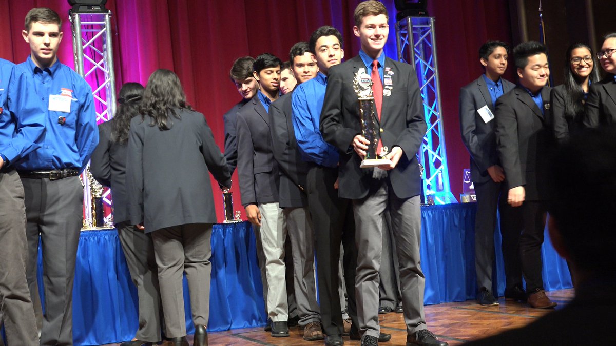 dr_ywong's tweet photo. Congrats to Ben Armentrout, Jonathan Page, Suraj Upadhya, Thomas Ross, Troy Boland, and Ali Daeihagh @Atkins_HS for getting 1st in Engineering Design at the TSA States competition. https://t.co/TxPLMmJzBG