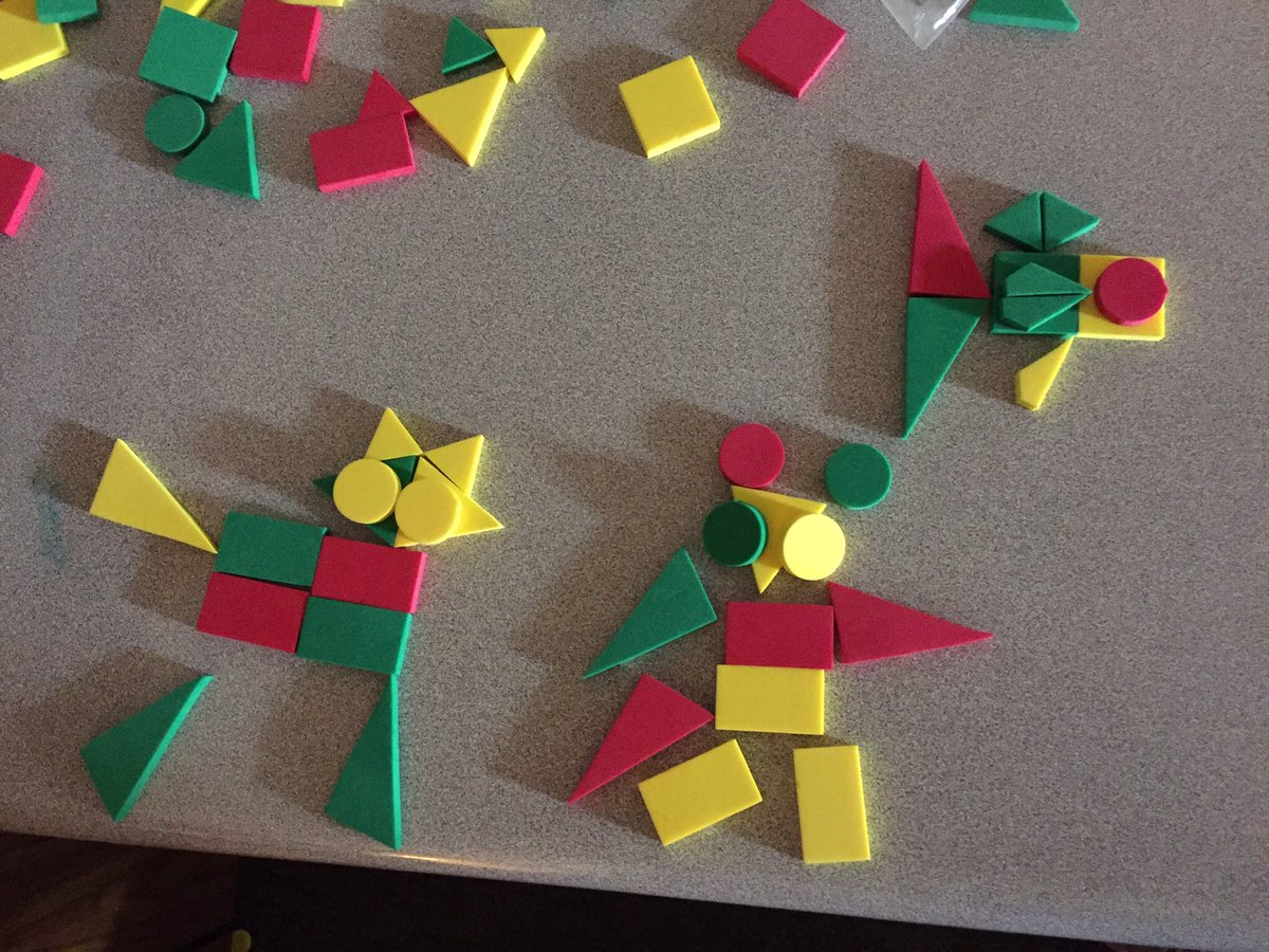 CEKinders's tweet photo. Kinder creations after reading the story Mouse Shapes! @CentralCabotpK4 https://t.co/L2otIoKU1z