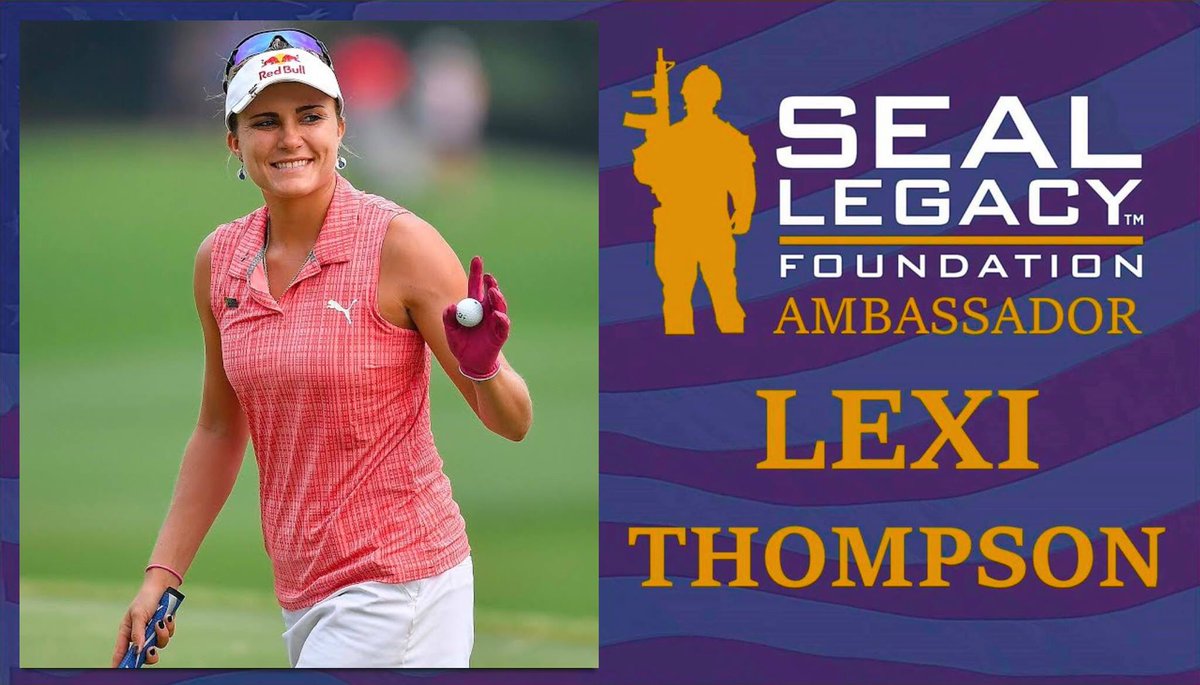 Good luck to <a href="/SEALLegacy/">SEAL Legacy</a>  Ambassador Lexi Thompson as she competes this weekend in the @ANAinspiration (1 of the 5 majors on the <a href="/LPGA/">LPGA</a>)!

You can support Lexi’s Legacy Challenge and receive the limited edition lapel pin she wears on tour here... seallegacy.org/donate