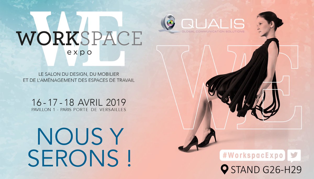 QualisSAS's tweet photo. J-10 Plus de 220 marques représentées ! Alors ne manquez pas #Workspace l’unique
salon en France dédié au #mobilier, au #design, et à l’aménagement des espaces de travail ! #GroupeQualis sera présent les 16, 17 et 18 avril Portes de Versailles à #Paris ! #IDEMAC https://t.co/Eh5PzLDon8