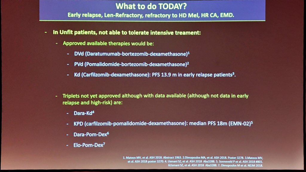 MM_Hub's tweet photo. #ESHMM19 Paula Rodriguez-Otero from @ClinicaNavarra discussed treatment options in the relapse following auto-SCT setting #multiplemyeloma #mmsm #myeloma https://t.co/ehmo8sA05Q