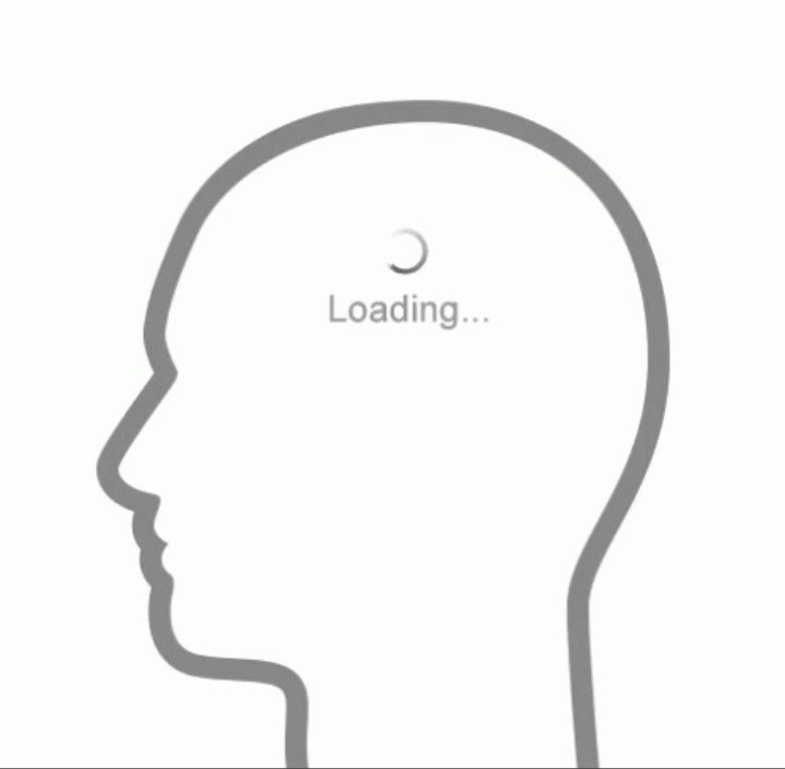 Загружается голова. Картинка загрузка мозга. Человек лицо вектор головная боль. Кот непонел. Загрузка мозга.