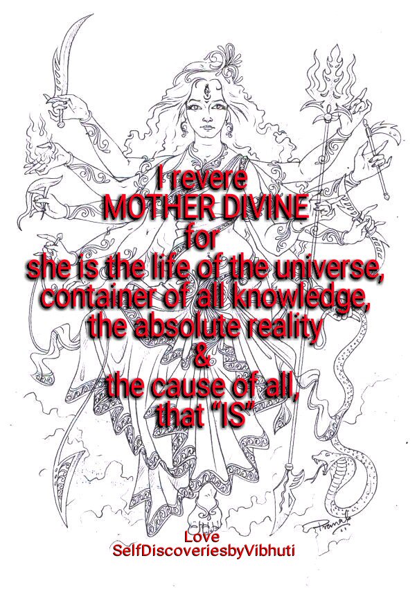 #Motherdivine #universelife #knowledgecontainer #absolutereality #causeofall #motivationalspeaker #lifecoach #selfdiscoveriesbyvibhuti