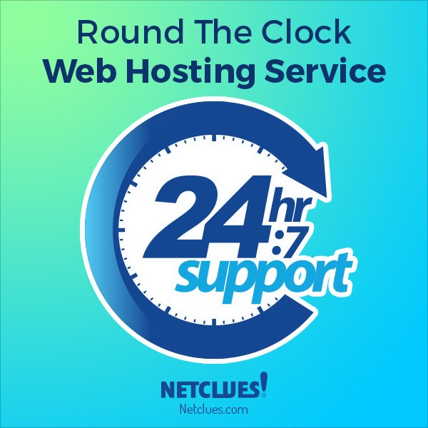 Netclues's tweet image. Did you know that a poor web host can impact your bottom line by slowing your website, causing frequent downtime, and overall contributing to poor customer experience? It is never the case with Netclues. We are available 24*7.
#Netclues #WebHosting #roundtheclockservice