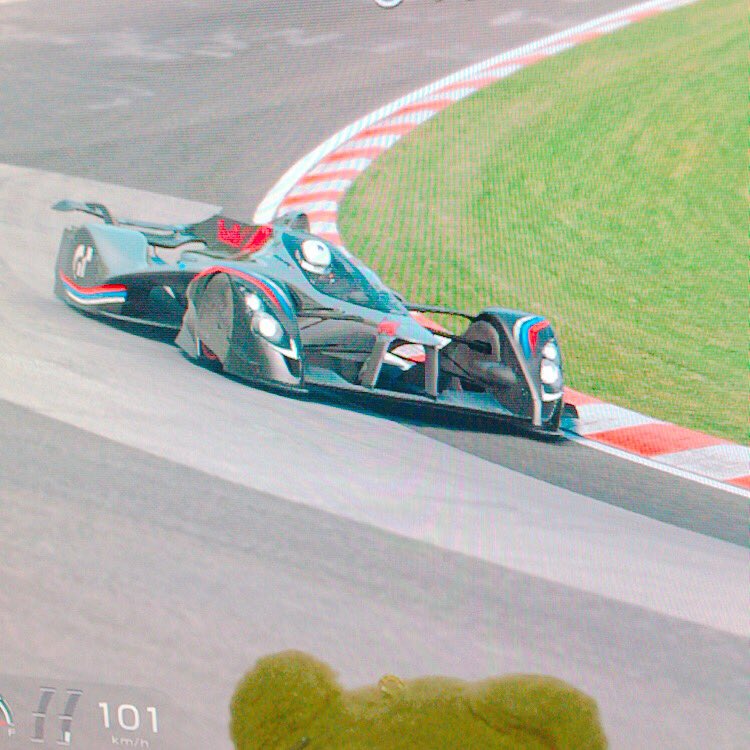 mackenmov's tweet photo. めっちゃ久しぶりに  #グランツーリスモ6  #タイムトライアル  #ニュルブルクリンク やってる コースアウトのペナルティ判定、こんなに厳しかったっけ？ようやくペナルティなしで一回だけゴールできた 4分57 レッドブル #X2014  いまのGT sportのトマホークの方が運転しやすい https://t.co/nAE89pNHhh