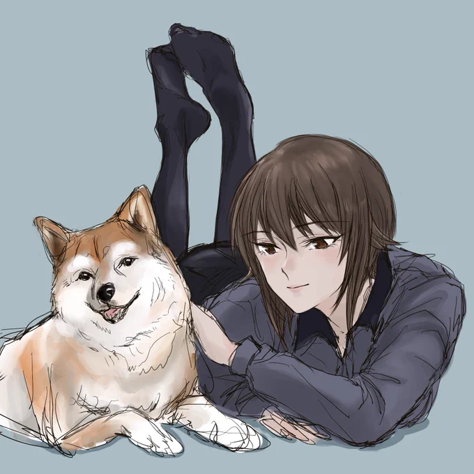 いぬとにしずみまほさん 