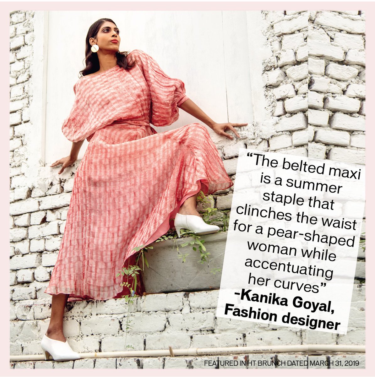 HTBrunch's tweet photo. A belted maxi dress is a classic piece that can act as a staple piece in every woman’s wardrobe says fashion designer Kanika Goyal
#maxidresses #shapelesstosexy #maxistyle #maxisforeveryone #silhouetteoftheseason #fashion #fashionablyyours #maxistyle #returnofthemaxi https://t.co/e3jrpLVi6e