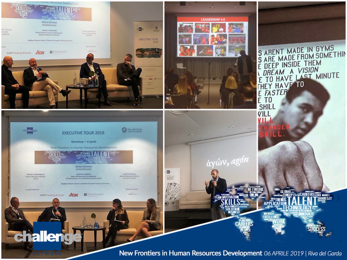 challengentwrk's tweet photo. Oggi a Riva del Garda Workshop New Frontiers in HR Development, parte del @challengentwrk #ExecutiveTour. Business trends con @ITU @AvivaIT @cellnextelecom #BritishAmericanTobacco; @SmithNephewPLC @emirates, testimoniaze di #AlbertoCastelvecchi, @mauroberruto , #luigimazzola https://t.co/pn7GA5dSKm